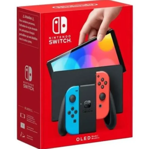 Console Nintendo Switch - Modello OLED (Blu/Rosso Neon)