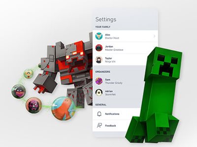 Applicazione Xbox Family Settings per il controllo parentale