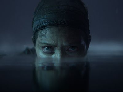 Scena immersiva di Senua's Saga: Hellblade II, esempio di audio spaziale