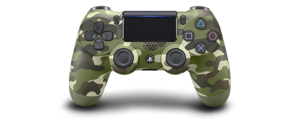 Controller ufficiale Sony DualShock 4 V2 in colorazione Green Camouflage