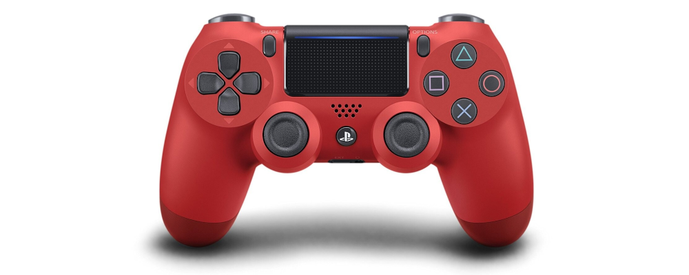 Controller ufficiale Sony DualShock 4 V2 in colorazione Magma Red