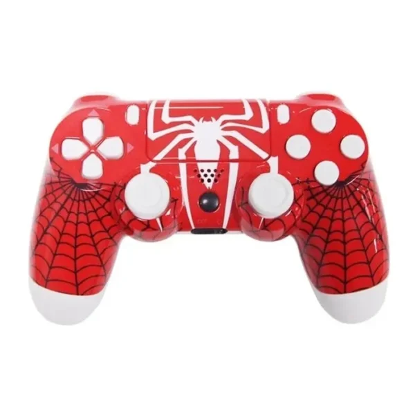 Controller Wireless per PS4/PC/Mobile Rosso, Doppia Vibrazione